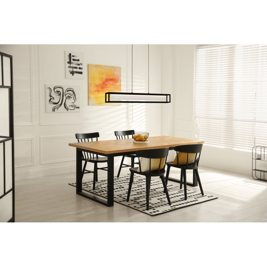 Eglo 39629 - ściemnialna lampa wisząca LED na lince GUALAJO LED/27W/230V czarna
