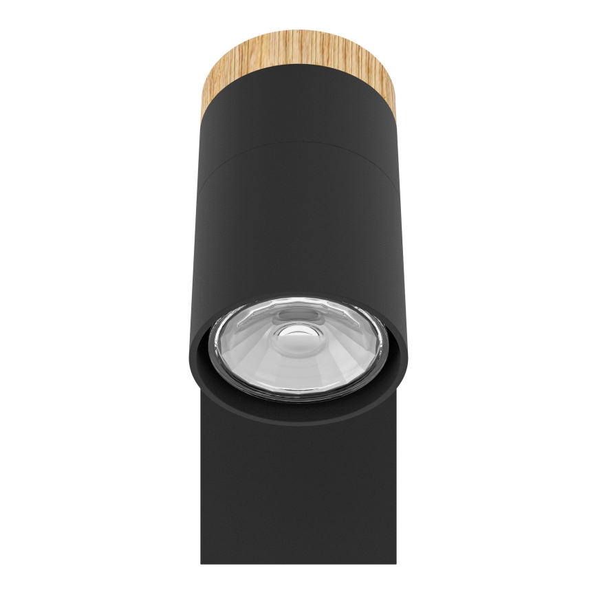 Eglo - LED Kinkiet punktowy 1xGU10/4,5W/230V 3000K czarny/brązowy