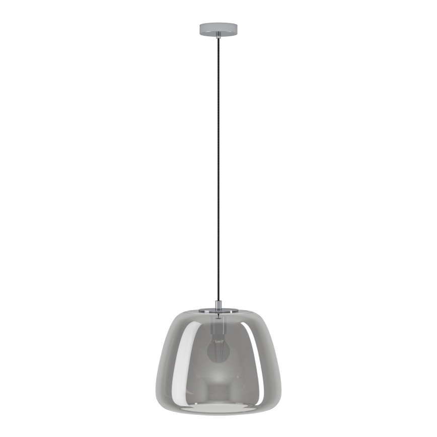 Eglo - Żyrandol na lince 1xE27/40W/230V śr. 35 cm dymny