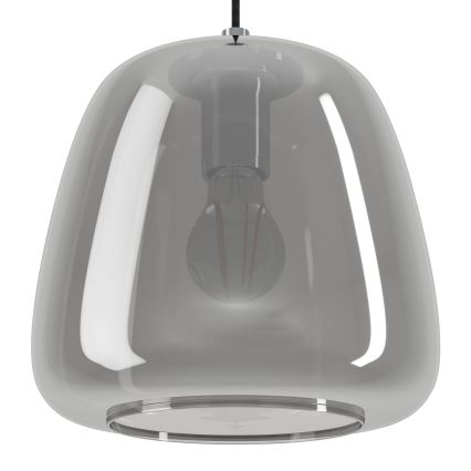 Eglo - Żyrandol na lince 5xE27/40W/230V dymny