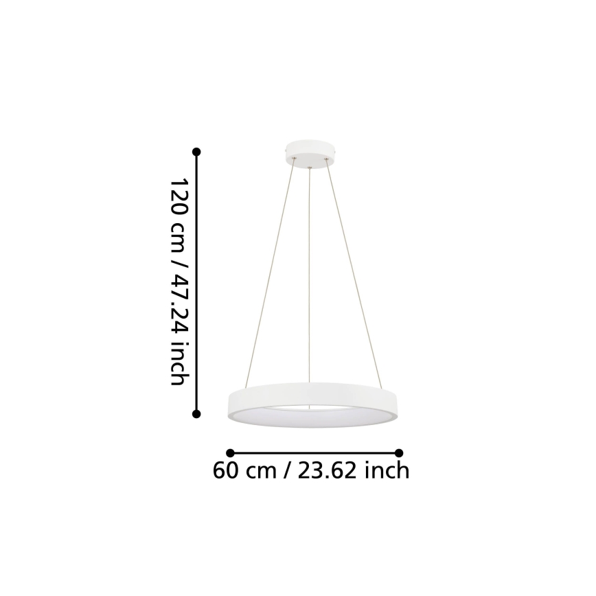 Eglo  - LED Ściemniany żyrandol na lince LED/34W/230V
