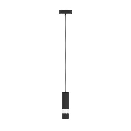 Eglo - LED Żyrandol na lince 1xGU10/4,6W/230V czarny