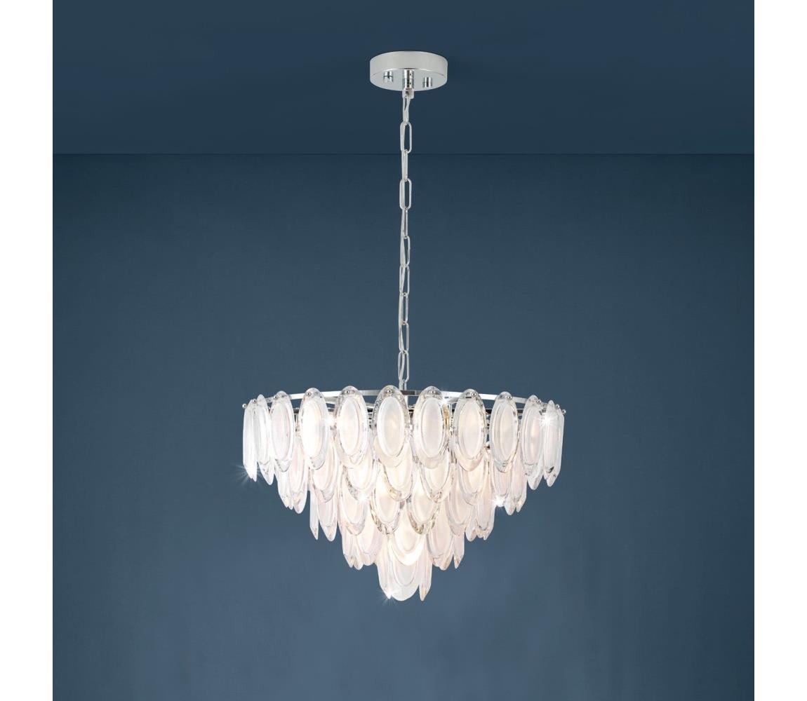 Eglo 39722 - Żyrandol na łańcuchu CARVARIO 10xE14/40W/230V