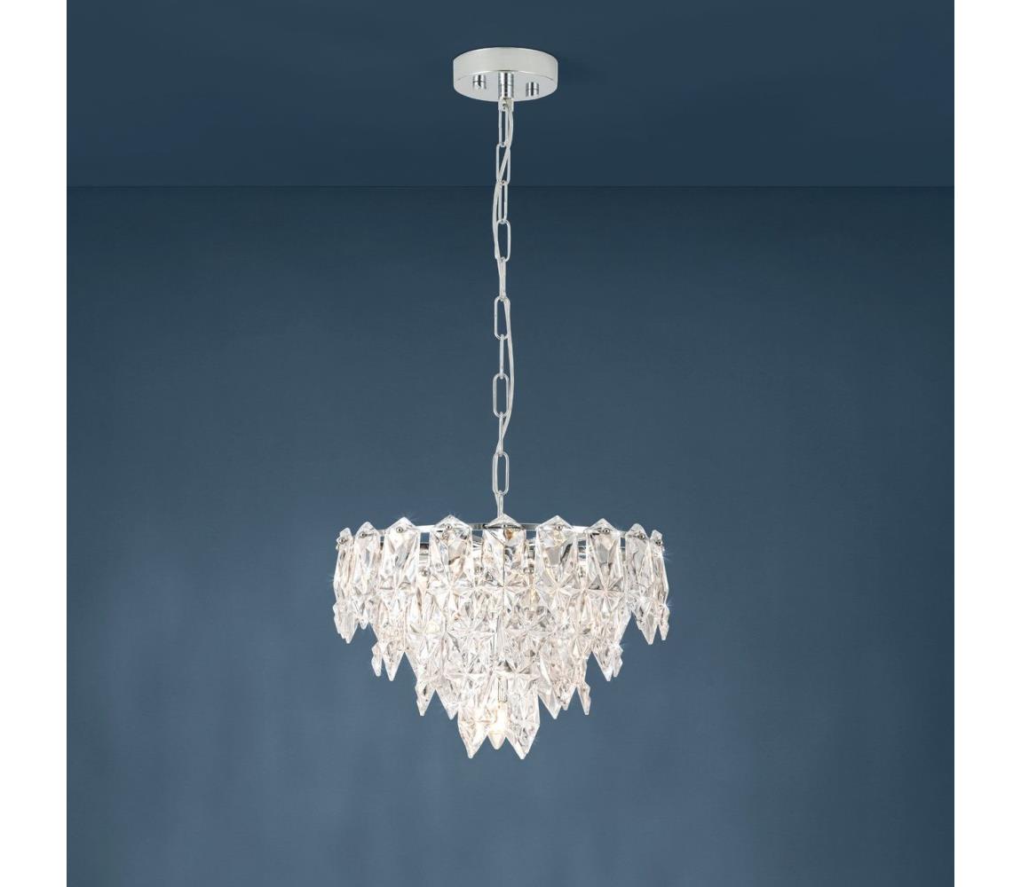 Eglo 39723 - Żyrandol na łańcuchu CARVARIO 7xE14/40W/230V