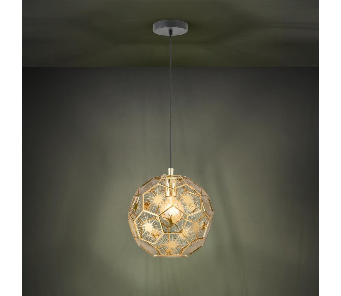 Eglo 39754 - Żyrandol na lince SKOURA 1xE27/60W/230V średnica 30 cm