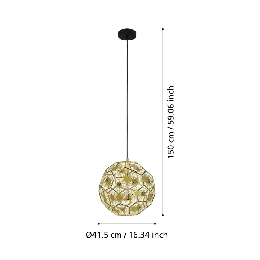 Eglo - Żyrandol na lince 1xE27/60W/230V średnica 41 cm