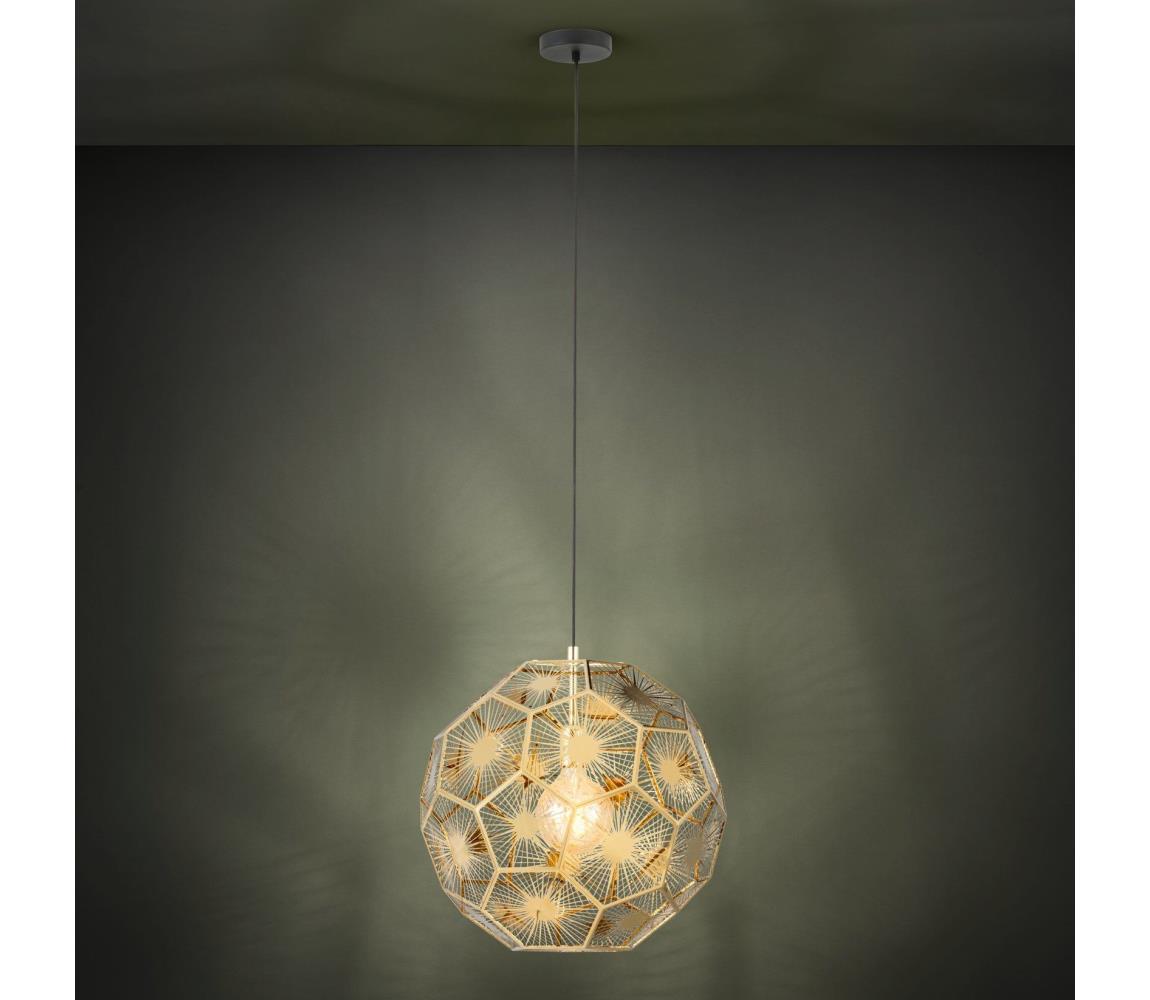 Eglo 39756 - Żyrandol na lince SKOURA 1xE27/60W/230V średnica 50 cm