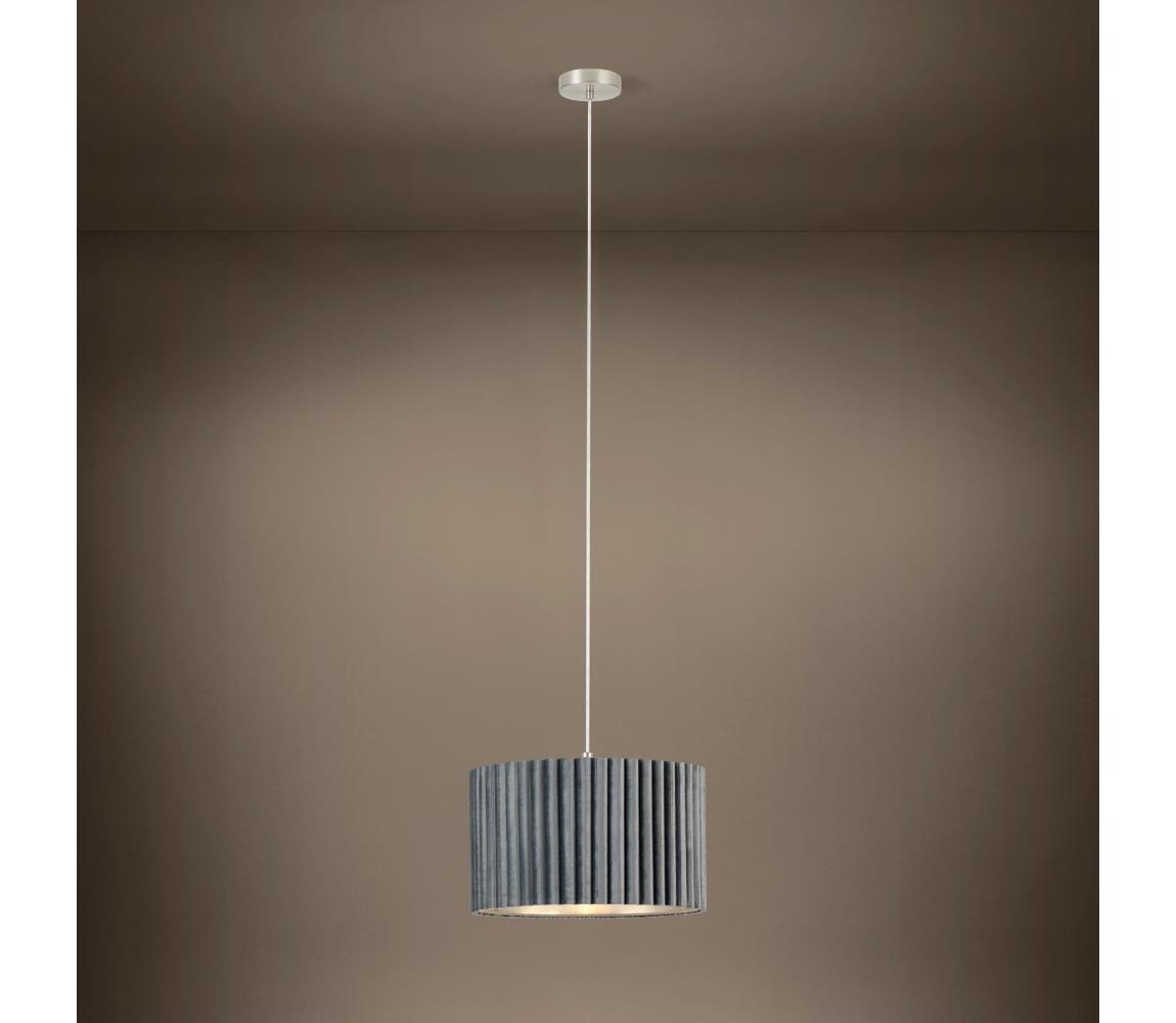 Eglo 39774 - Żyrandol na lince TAMARESCO 1xE27/40W/230V szary