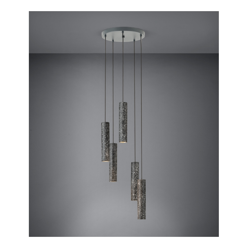 Eglo - LED Żyrandol na lince 5xGU10/4,5W/230V