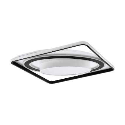 Eglo - LED Plafon ściemnialny LED/21,5W/230V + LED/10,5W + LED/3W 3000-6500K czarny + zdalne sterowanie