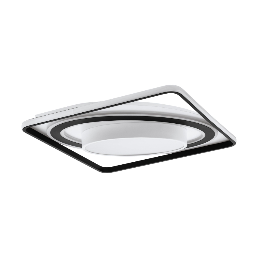 Eglo - LED Plafon ściemnialny LED/21,5W/230V + LED/10,5W + LED/3W 3000-6500K czarny + zdalne sterowanie