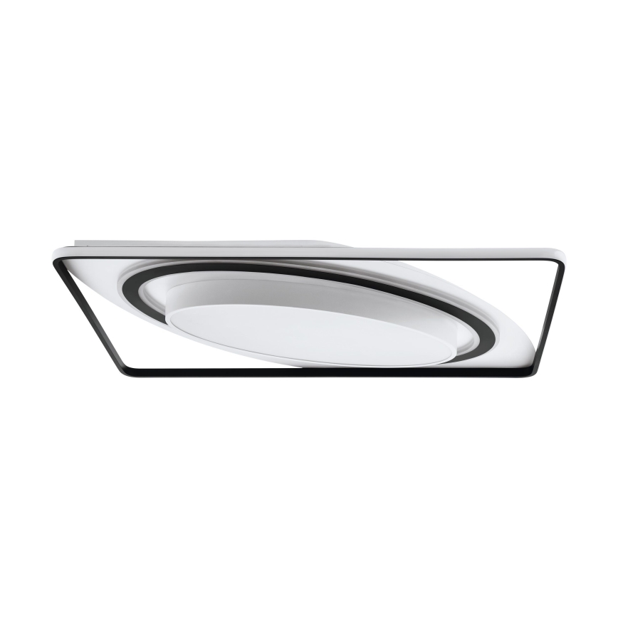 Eglo - LED Plafon ściemnialny LED/28W/230V+LED/13W+ LED/2,8W 3000-6500K czarny + zdalne sterowanie