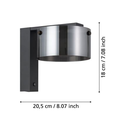 Eglo - Ściemnialna lampa ścienna LED/7,2W/230V