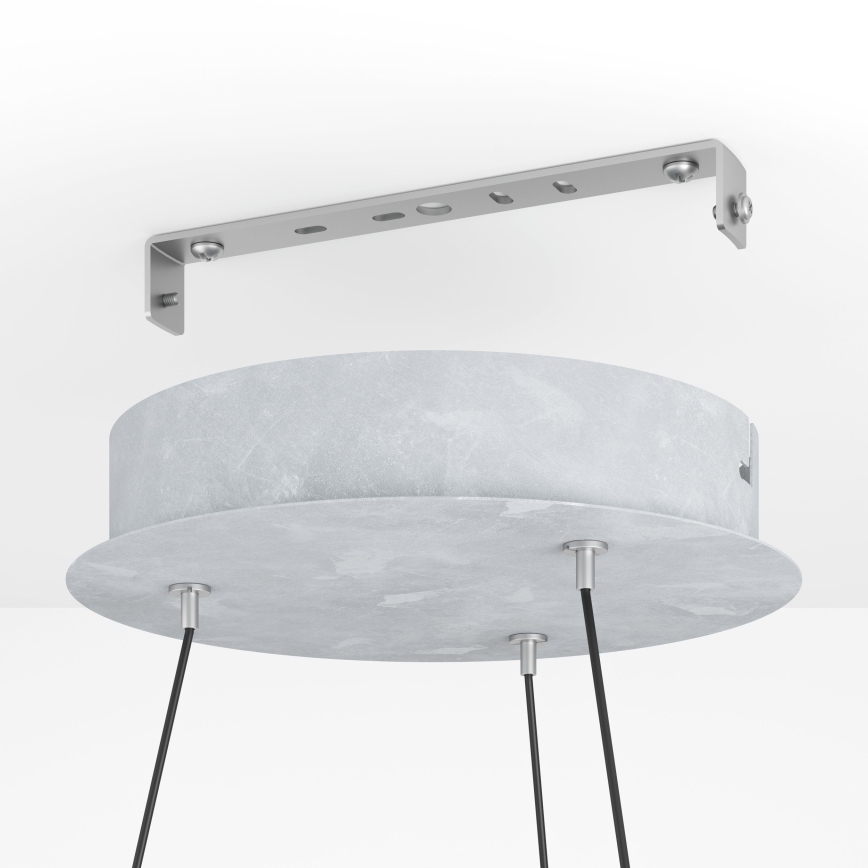 Eglo - LED Żyrandol ściemnialny na lince LED/36W/230V 3000K szary/dąb