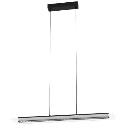 Eglo - LED Żyrandol ściemnialny na lince LED/57,5W/230V 3000K czarny + zdalne sterowanie