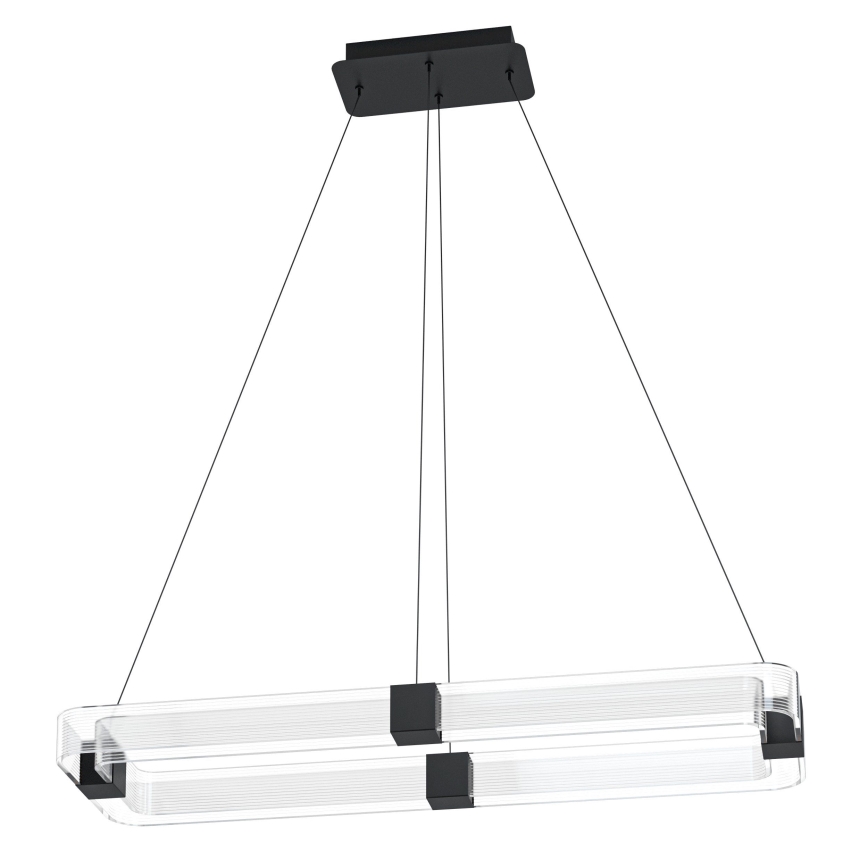 Eglo - LED Żyrandol ściemnialny na lince LED/39,2W/230V 3000K czarny
