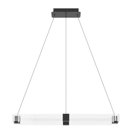 Eglo - LED Żyrandol ściemnialny na lince LED/39,2W/230V 3000K czarny