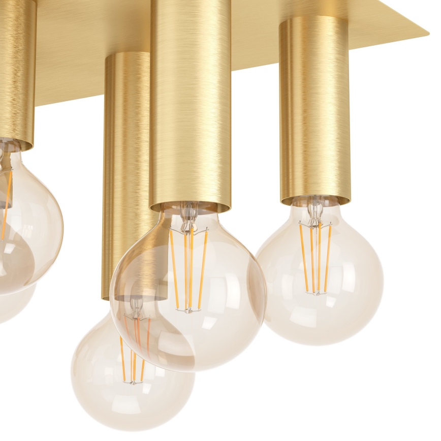 Eglo - Lampa sufitowa 8xE27/40W/230V złota