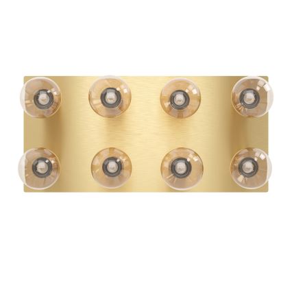 Eglo - Lampa sufitowa 8xE27/40W/230V złota