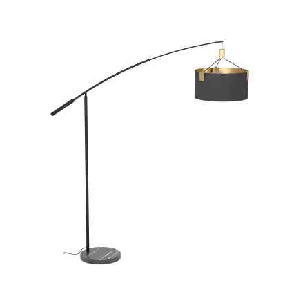 Eglo - Lampa podłogowa 3xE27/40W/230V czarny/złoty