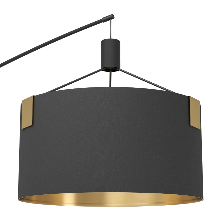 Eglo - Lampa podłogowa 3xE27/40W/230V czarny/złoty