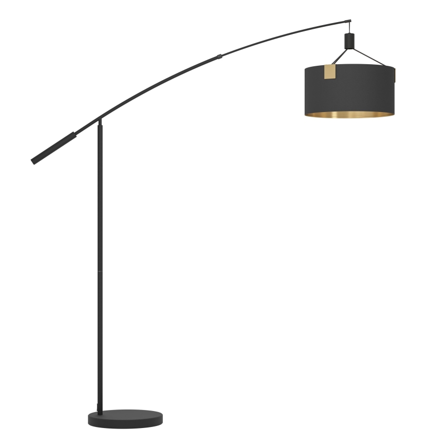 Eglo - Lampa podłogowa 3xE27/40W/230V czarny/złoty