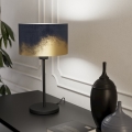 Eglo 39975 - Lampa stołowa CASUARITA 1xE27/40W/230V niebieska/złota