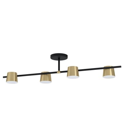 Eglo - LED Żyrandol natynkowy 4xGU10/4,6W/230V 3000K złoty