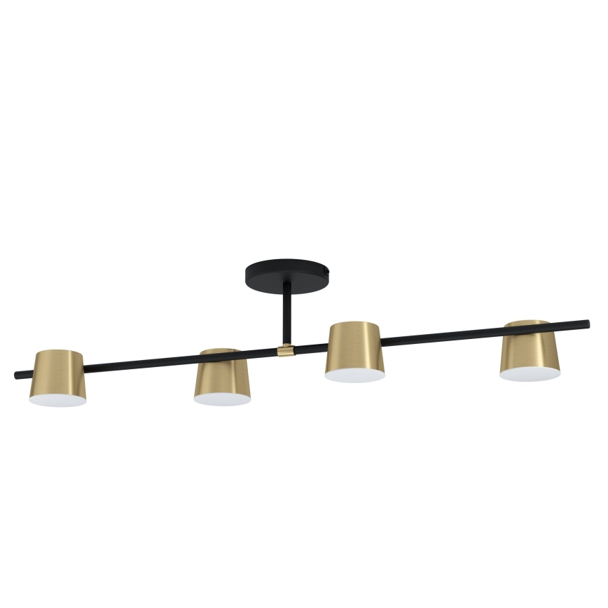 Eglo - LED Żyrandol natynkowy 4xGU10/4,6W/230V 3000K złoty