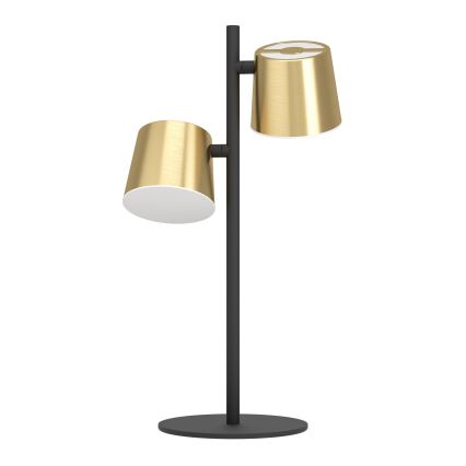 Eglo - LED Lampa stołowa 2xGU10/4,6W/230V 3000K złoty