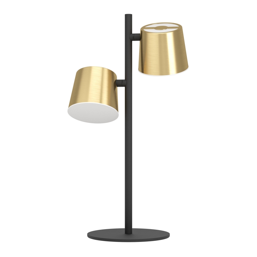 Eglo - LED Lampa stołowa 2xGU10/4,6W/230V 3000K złoty