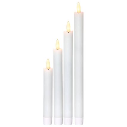 Eglo 410026 - ZESTAW 4x LED świeczka FLAMME LED/1xAAA biała