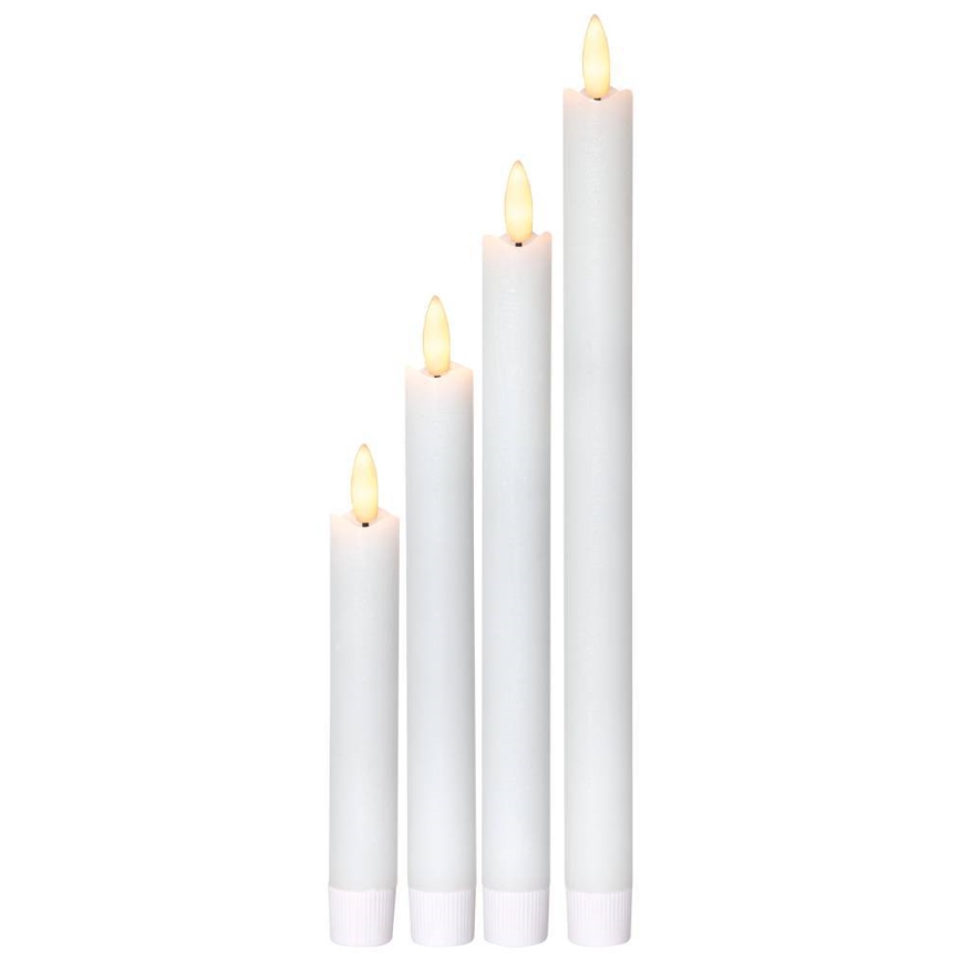 Eglo 410026 - ZESTAW 4x LED świeczka FLAMME LED/1xAAA biała