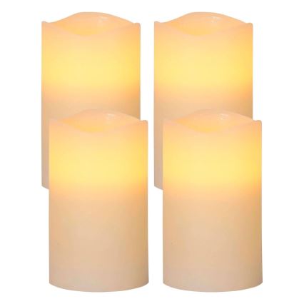 Eglo - SET 4x LED Dekoracje bożonarodzeniowe 1xLED/0,066W/3xAAA beżowe