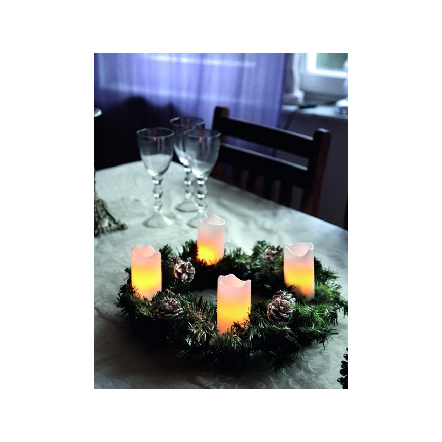 Eglo - SET 4x LED Dekoracja bożonarodzeniowa 2xLED/0,18W/2xCR2032 + pilot
