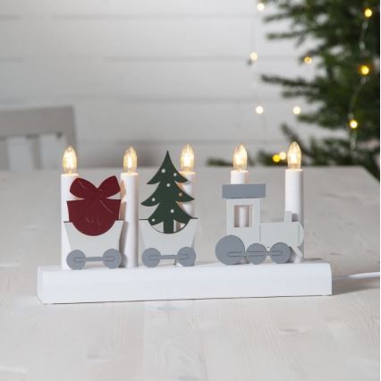 Eglo - Dekoracja bożonarodzeniowa 5xE10/3W/230V