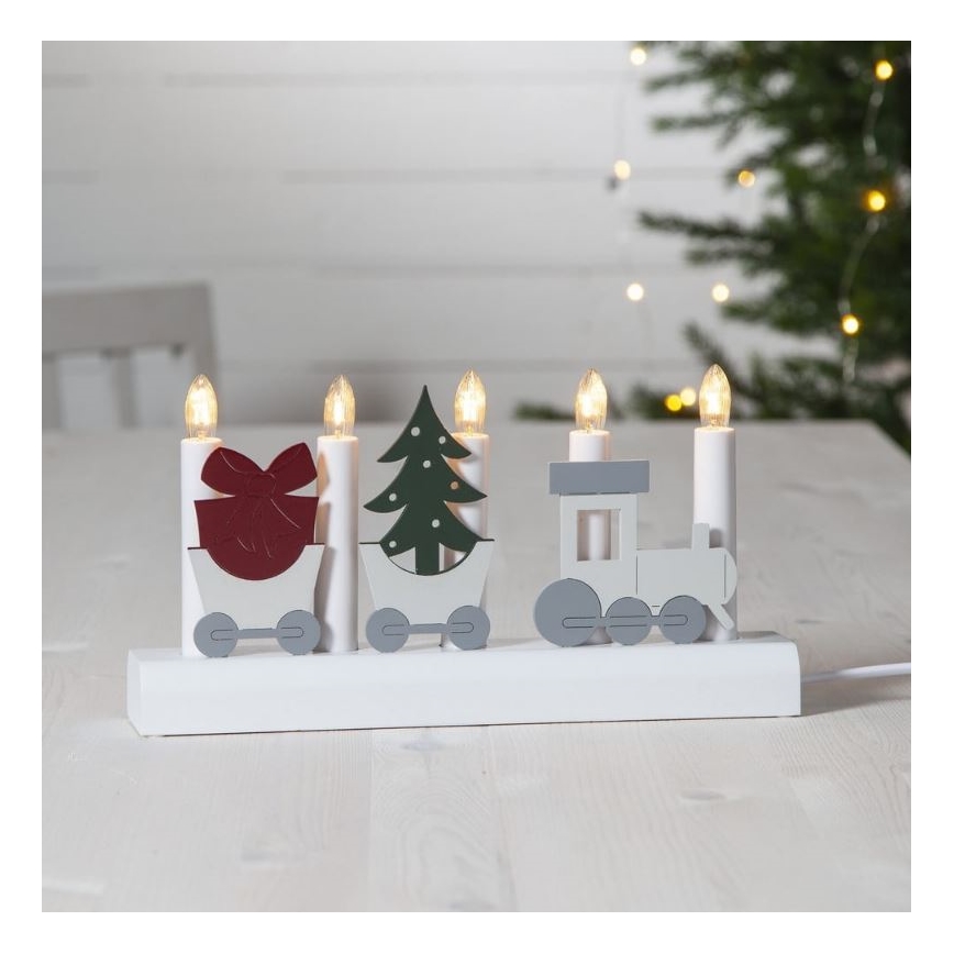 Eglo - Dekoracja bożonarodzeniowa 5xE10/3W/230V