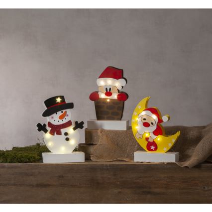 Eglo - LED Dekoracja bożonarodzeniowa 6xLED/0,06W/2xAA Santa