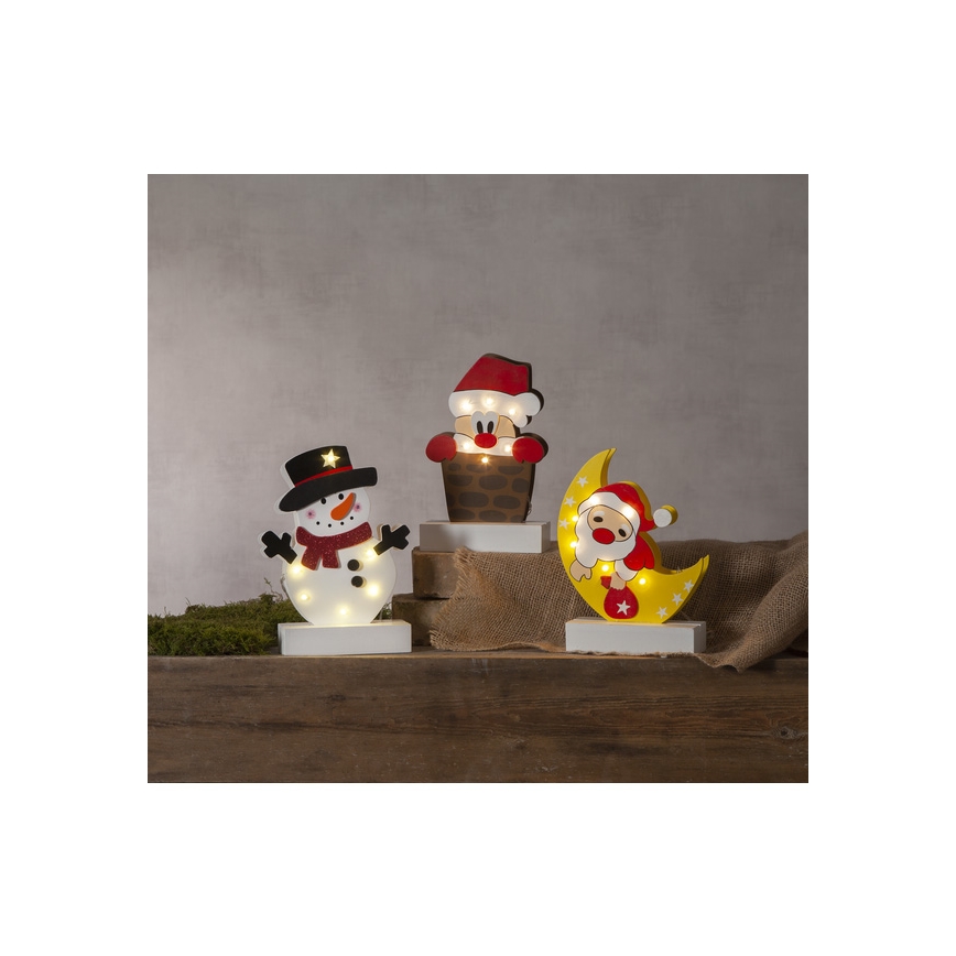 Eglo - LED Dekoracja bożonarodzeniowa 6xLED/0,06W/2xAA Santa
