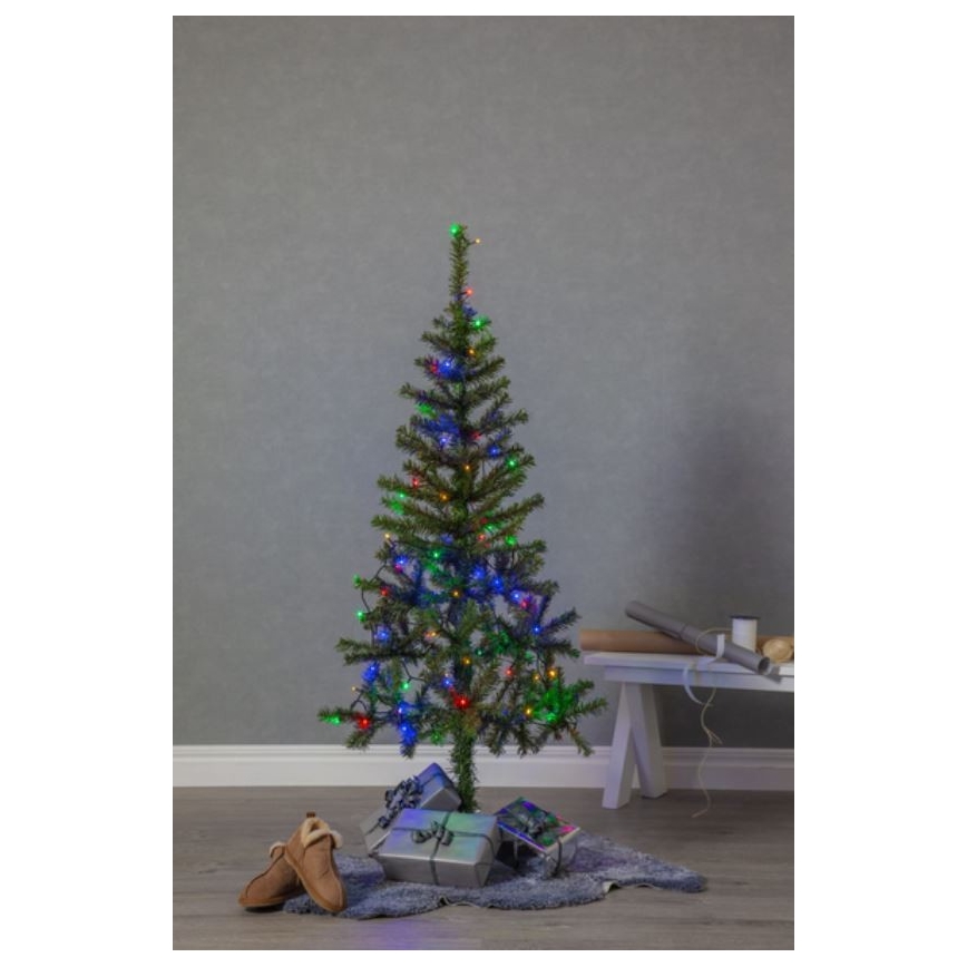 Eglo - LED Zewnętrzny łańcuch bożonarodzeniowy 80xLED 8m IP44 wielobarwny