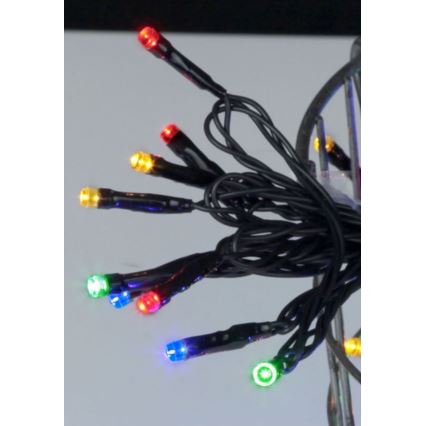 Eglo - Zewnętrzny łańcuch świąteczny LED, 80 diod, 8 m, IP44, wielokolorowy