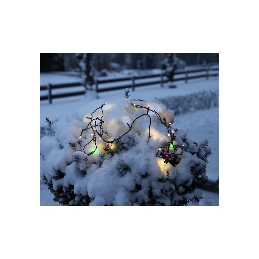 Eglo - LED Zewnętrzny łańcuch bożonarodzeniowy 160xLED 26m IP44 wielobarwny