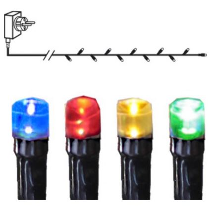 Eglo - zewnętrzny łańcuch LED 160 diod, 26 m, IP44, wielokolorowy