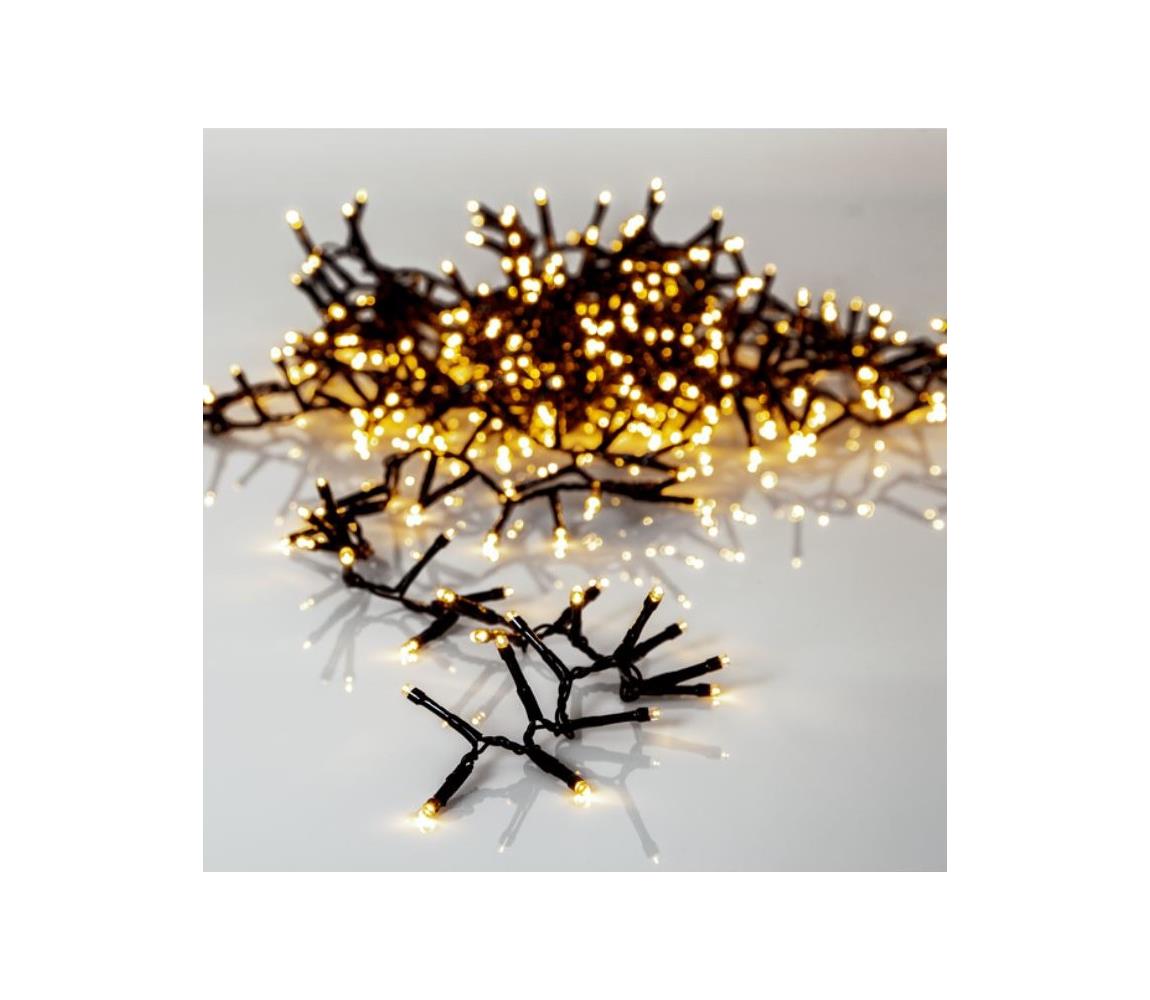 Eglo 410815 - LED Zewnętrzny łańcuch bożonarodzeniowy GOLDEN 800xLED 21m IP44 ciepła biel