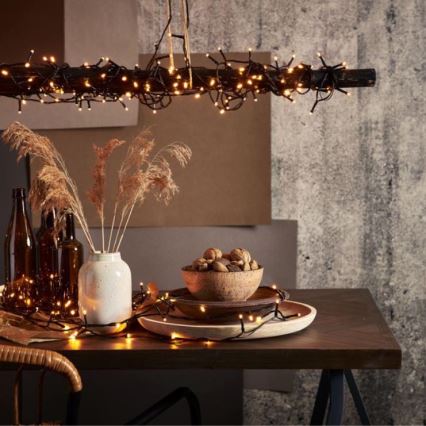 Eglo - Zewnętrzny łańcuch świetlny, 800 diod LED, 21 m, IP44, ciepła biel