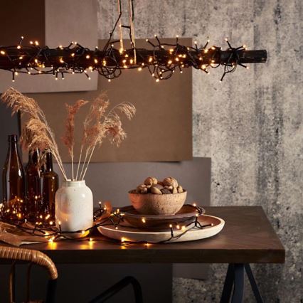 Eglo - zewnętrzny łańcuch świetlny LED 1200 diod, 29 m, IP44, ciepła biel