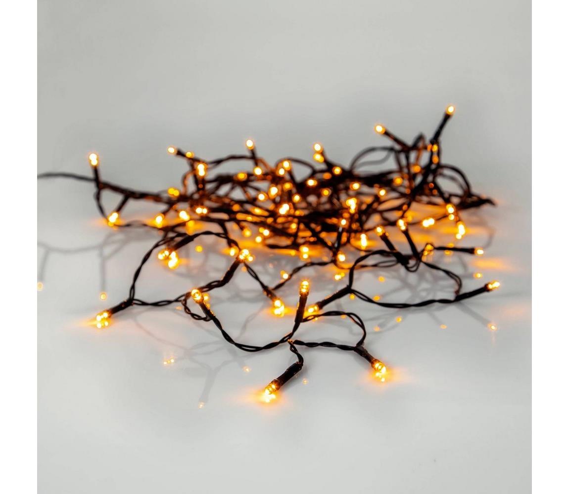 Eglo 410822 - LED Zewnętrzny łańcuch bożonarodzeniowy GOLDEN 80xLED 5,6m IP44 ciepła biel