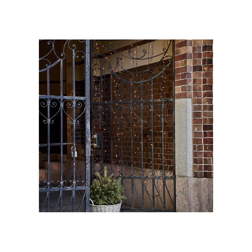 Eglo - Zewnętrzny łańcuch LED 80 x LED, 10,5 m, IP44, ciepła biel