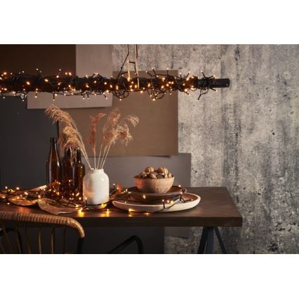 Eglo - Zewnętrzny łańcuch LED 80 x LED, 10,5 m, IP44, ciepła biel