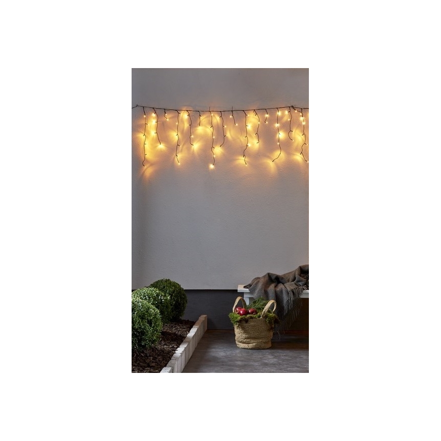 Eglo - LED Zewnętrzny łańcuch bożonarodzeniowy 240xLED 5,9m ciepła biel IP44